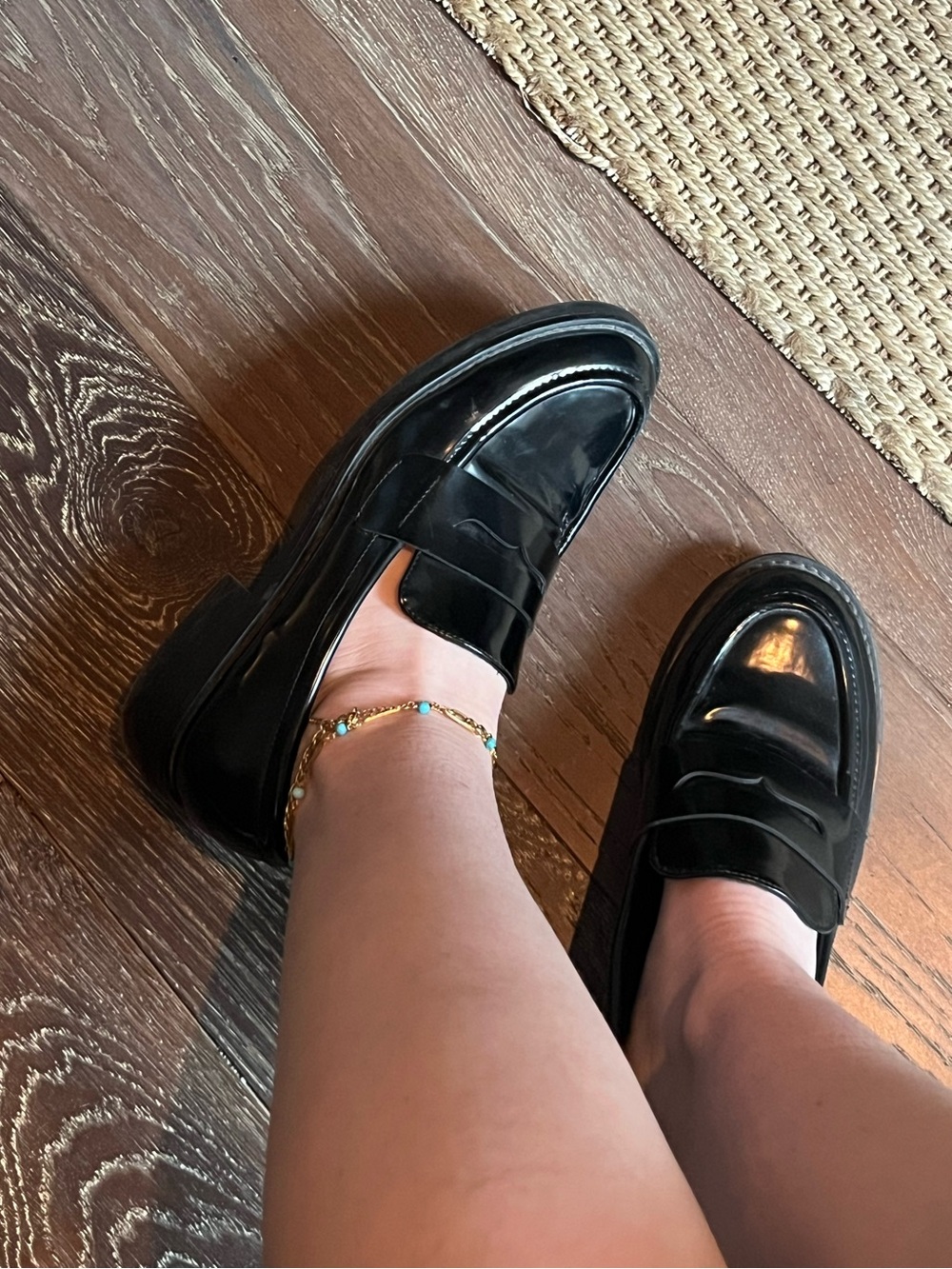 Classic Black Women’s Patent Leather Loafers - Madden Girl